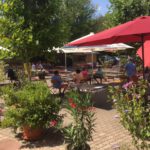 Blick in den Biergarten