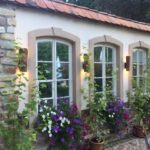 Sommerblumen im Biergarten